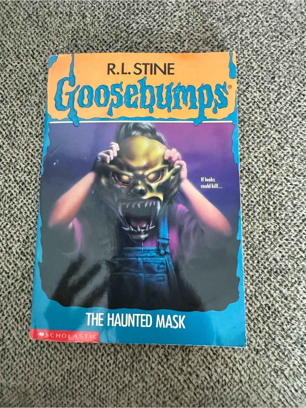 First Scholastic printing of Goosebumps The Haunted Mask Paperback